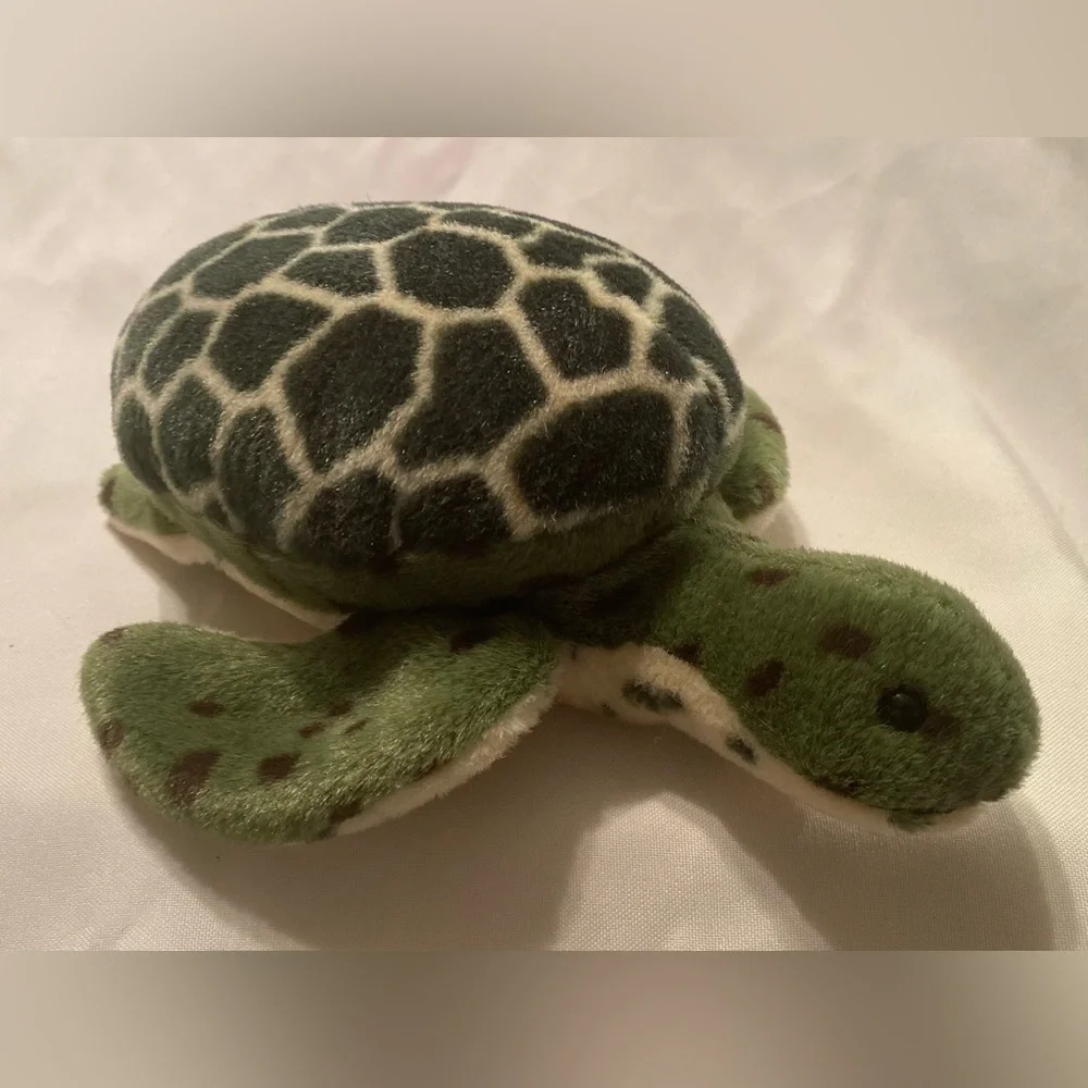 Vintage Retired National Parks Sea Turtle Plush Stuffed Animal 10” 1988
